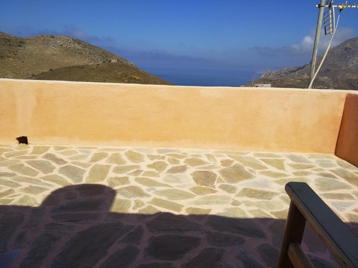 Villa panos stone tower Paliros Esterno foto